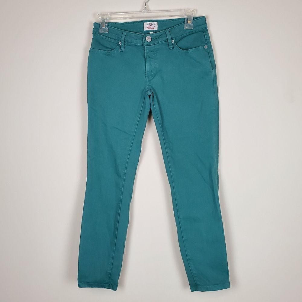 Fossil Green Pencil Skinny Jeans Size 25